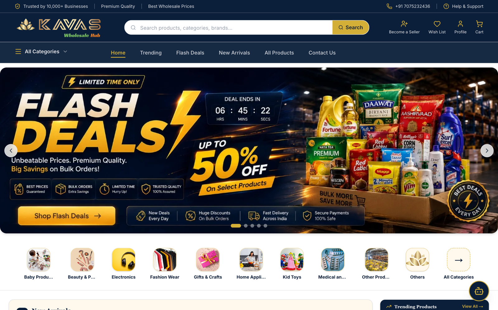 KAVAS B2B Wholesale Marketplace